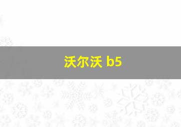 沃尔沃 b5